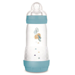 MAM Anti-Colic Matt Cumisüveg 320 ml 4 hó+ (kék, elefánt)