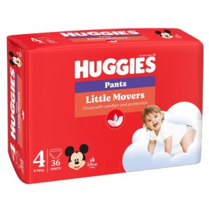 Huggies Little Movers Pants Bugyipelenka 4 (9-14 kg) 36 db