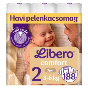 Libero Comfort 2 Nadrágpelenka (3-6 kg) 188 db