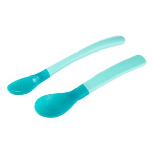 Canpol Babies Varázslatos színváltó evő- és etetőkanalak 4 hó+ 2 db (kék)