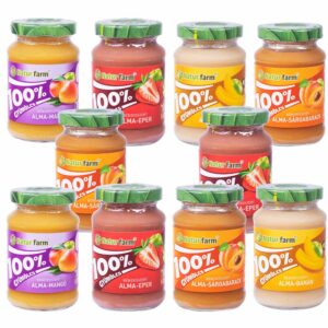 Natur Farm Gyümölcs bébidesszertek 4 hó+ - Csomagajánlat 10x 190 g