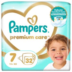 Pampers Premium Care Nadrágpelenka 7-es méret (15 kg+) 32 db