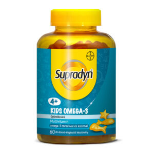 Supradyn Kids étrend-kiegészítő multivitamin omega-3-mal és kolinnal 60 db 4 év+