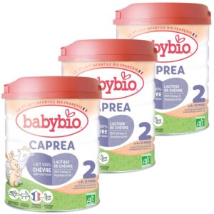 BabyBio Caprea 2 Kecsketej alapú anyatej-kiegészítő tápszer 3x800 g 6 hó+ (2400 g)