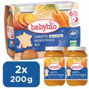 BabyBio Esti menü - Édesburgonya répával és gabonával 6 hó+ 2x200g
