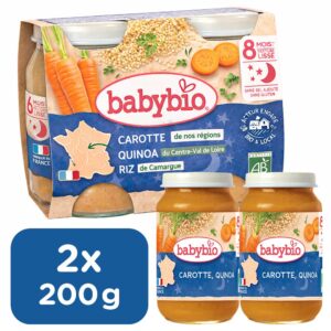 BabyBio Esti menü - Sárgarépás quinoa édesburgonyával 2x 200 g