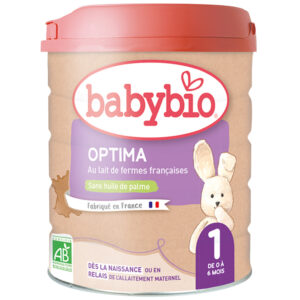 BabyBio Optima 1 Tehéntej alapú anyatej-helyettesítő tápszer 0-6 hó 800 g