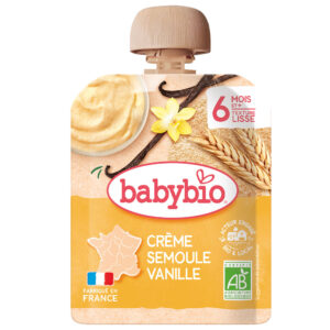 BabyBio Vaníliás tejbegríz 85g 6 hó+