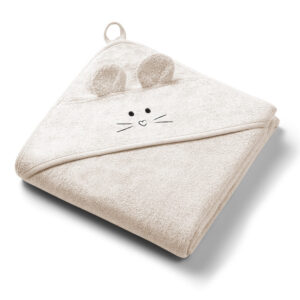 BabyOno bambusz kapucnis fürdőlepedő 100x100 cm (1553/05) bézs