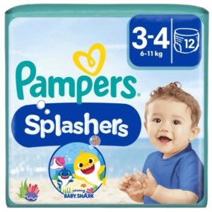 Pampers Splashers Úszópelenka 3-4 (6-11 kg) 12 db