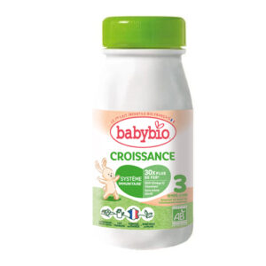 BabyBio 3 Croissance – Cseperedő – Anyatej-kiegészítő tápszerital 10-36 hó 250 ml_