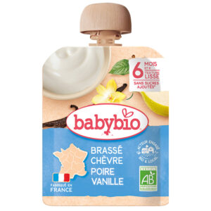 BabyBio Körtés vaníliás kecsketejes krémdesszert 85 g 6 hó+