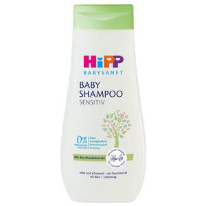 HiPP Babysanft Sensitive Babasampon bio mandulaivonattal 200 ml 0 hó+