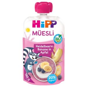 HiPP Bio Müesli Áfonya banán alma joghurt 120 g 12 hó+