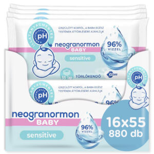 Neogranormon Baby Törlőkendő Sensitive 16x55 db