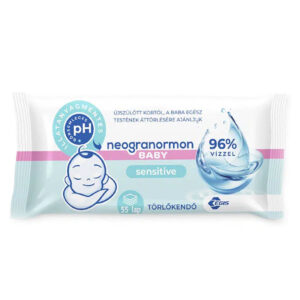 Neogranormon Baby Törlőkendő Sensitive 55 db