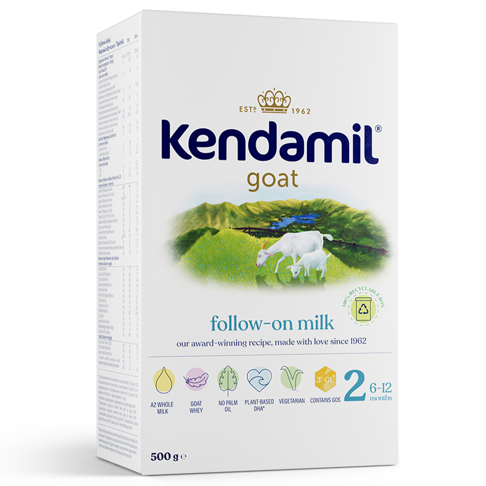 Kendamil 2 Kecsketej alapú anyatej-kiegészítő tápszer 500 g 6 hó+ Kendamil 2 Kecsketej alapú anyatej-kiegészítő tápszer 500 g 6 hó+
