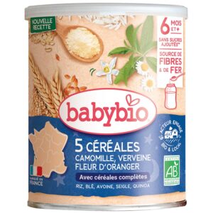 BabyBio Jó éjszakát 5 gabonás pép gyógynövényekkel 6 hó+ 210 g