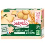 BabyBio Omlós babakeksz Comté sajttal és oregánóval 72 g 15 hó+
