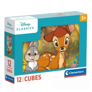Clementoni Disney Classics 12 db-os kocka kirakó 3 év+ (41196)