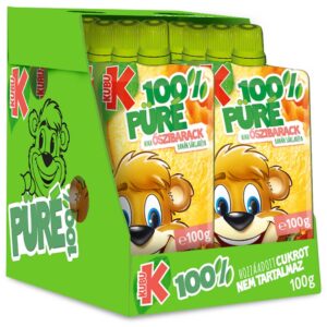 Kubu Őszibarack püré 100% gyümölcsből 12x 100 g
