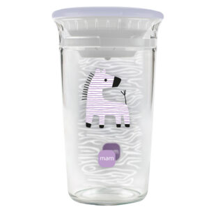 MAM Easy to Drink Cup Ivópohár 290 ml 8 hó+ (zebra)