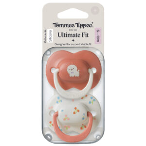 Tommee Tippee Ultimate Fit Nyugtato cumi 6-18 ho 2 db (terrakotta, feher)