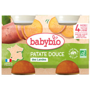 BabyBio Édesburgonya 2x 130 g 4 hó+