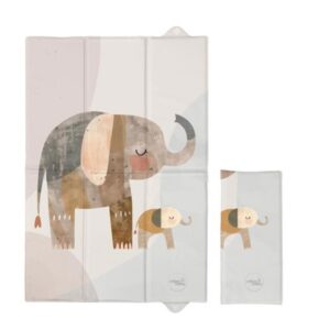 CEBA BABY Utazó pelenkázó alátét (80x50) - Basic Elephant Family