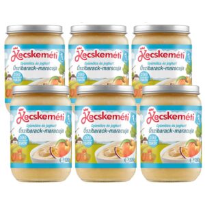 Kecskemeti Bio Gyumulcsok es joghurt Oszibarack-maracuja bebidesszert 6x 190 g 7 ho+