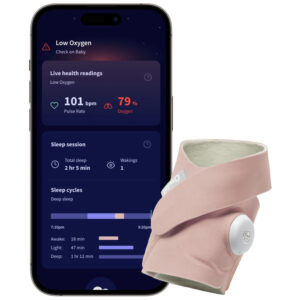 Owlet Dream SockTM – Owlet Okos zokni 0-18 hó (matt rózsaszín)