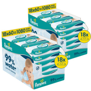 Pampers 99% Water Nedves Torlokendo 36x 60 db (2160 db)
