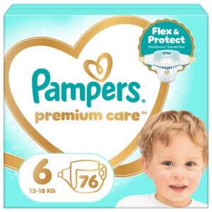 Pampers Premium Care Nadragpelenka 6-os meret (13-18 kg) 76 db