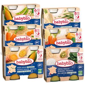 BabyBio Esti menu 6/8 ho+ 6x (2x 200 g) - Csomagajanlat