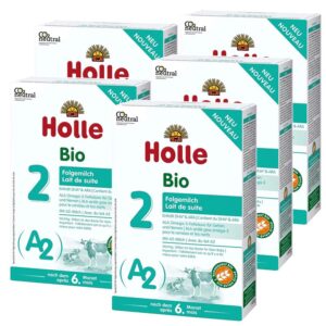 Holle Bio A2 Anyatej-kiegeszito tapszer (2-es) 6 honapos kortol 5x 400 g