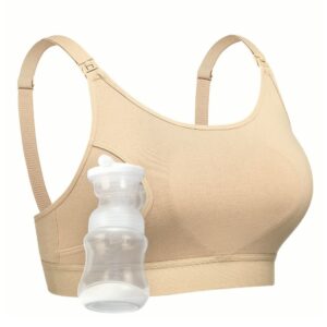Momcozy Hands-Free Pumping – Fejő- és szoptatós melltartó - YN08 (bőrszínű)