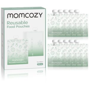 Momcozy Újrahasználható bébiétel tároló tasakok 150 ml (10 db)